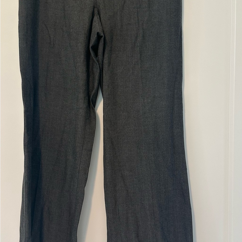 Jones New York Gray Trousers Straight Leg Formal